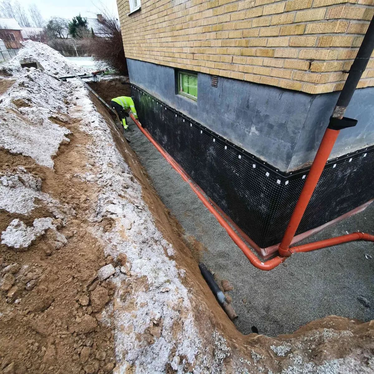 Grundarbete och dränering