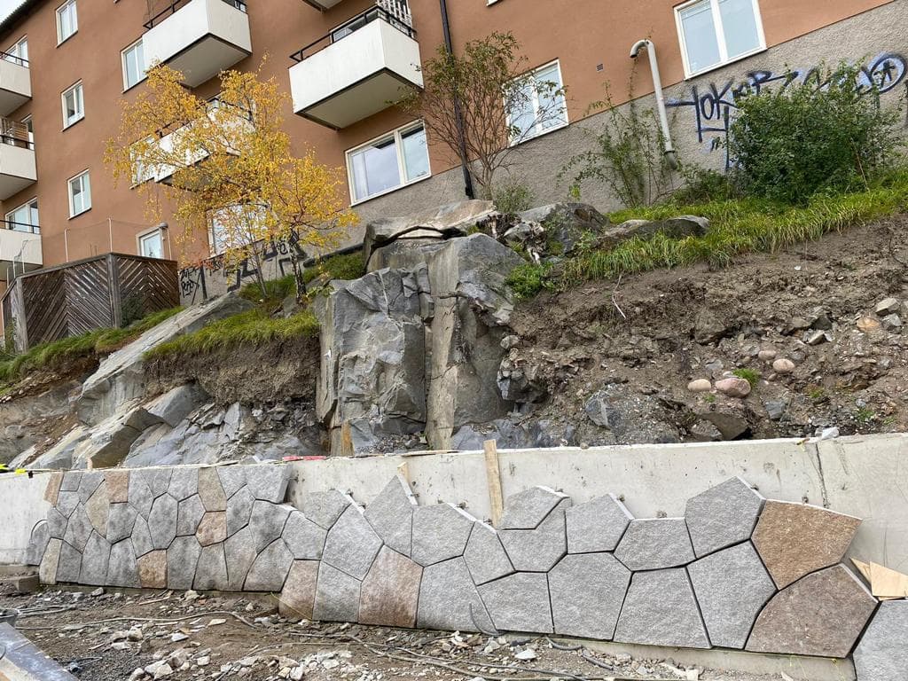 Stenarbeten, murar och asfaltsläggning i Björkhagen